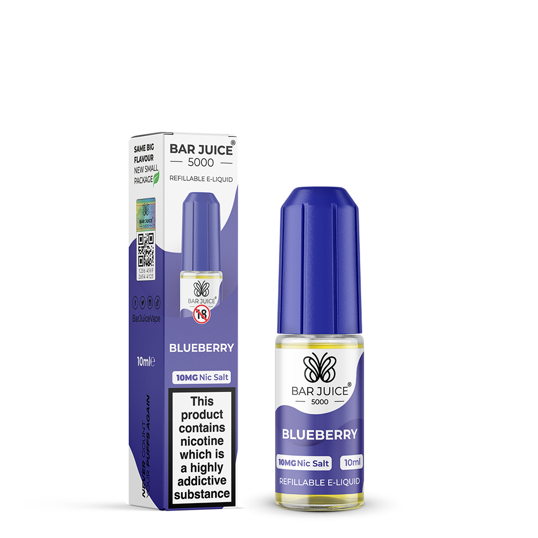 Bar Juice 5000 Blueberry Nic Salt E-Liquid – 10ml